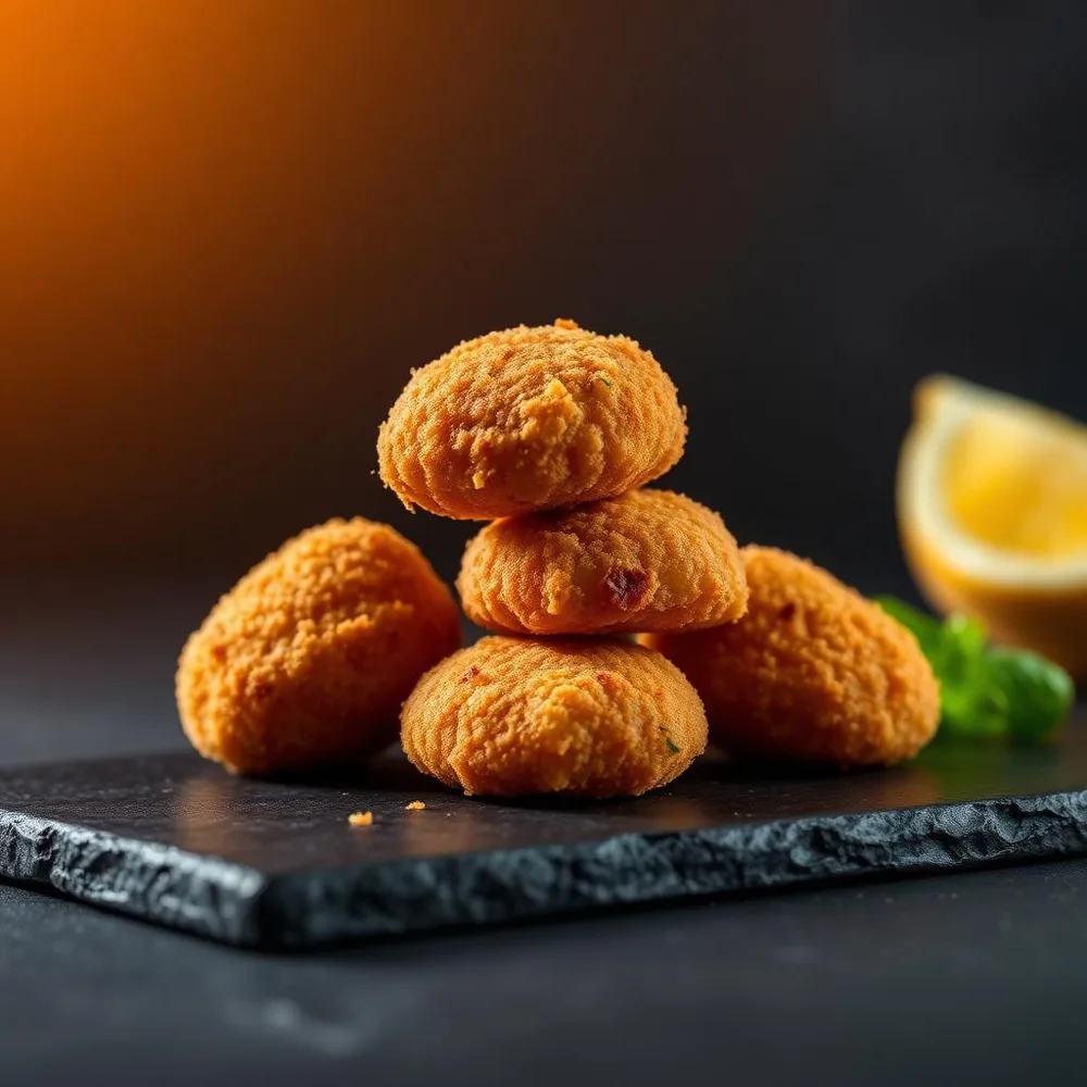 Coxinhas de frango douradas