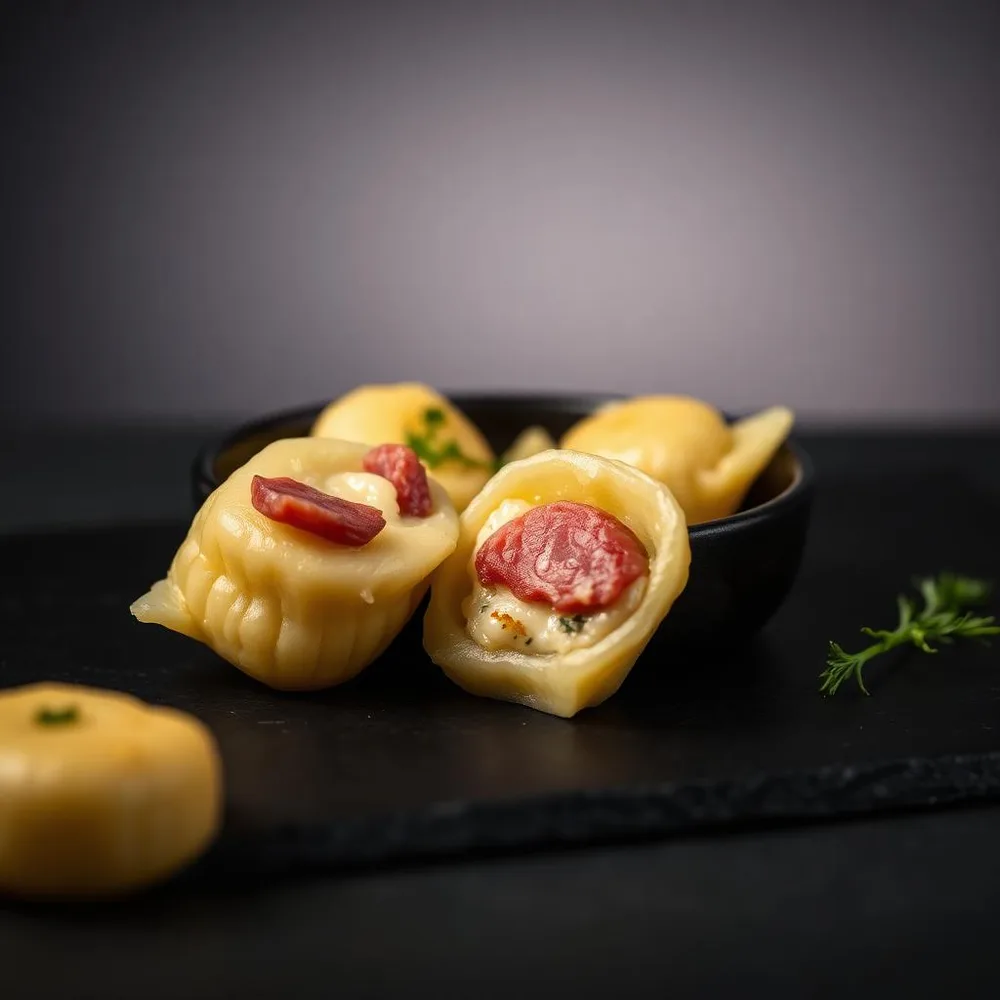 Nhoque de Queijo e Presunto